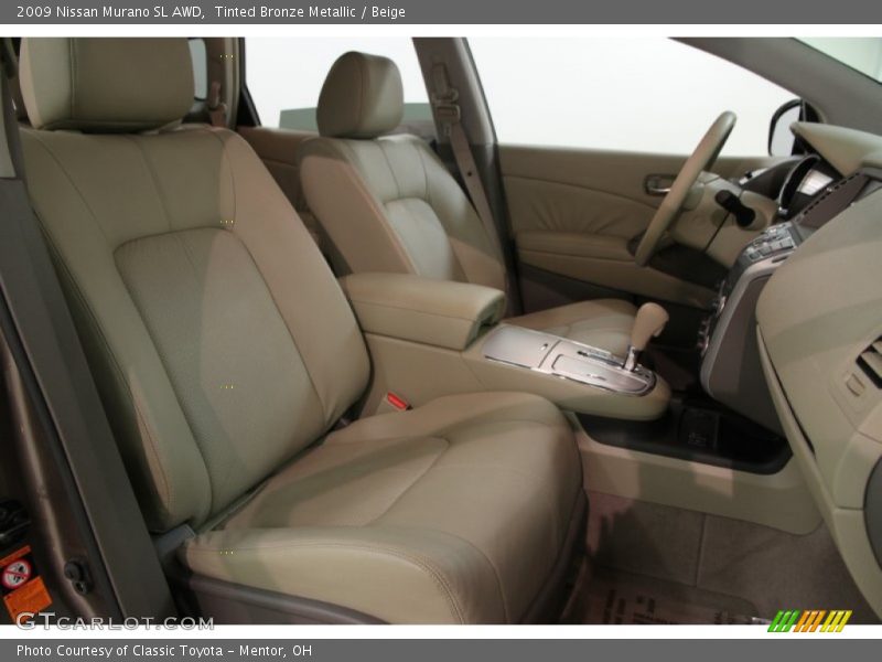 Tinted Bronze Metallic / Beige 2009 Nissan Murano SL AWD