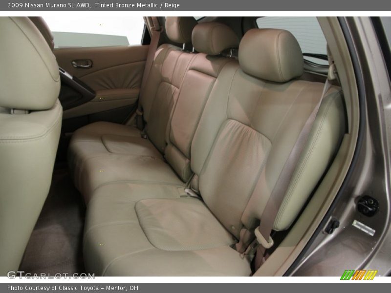Tinted Bronze Metallic / Beige 2009 Nissan Murano SL AWD