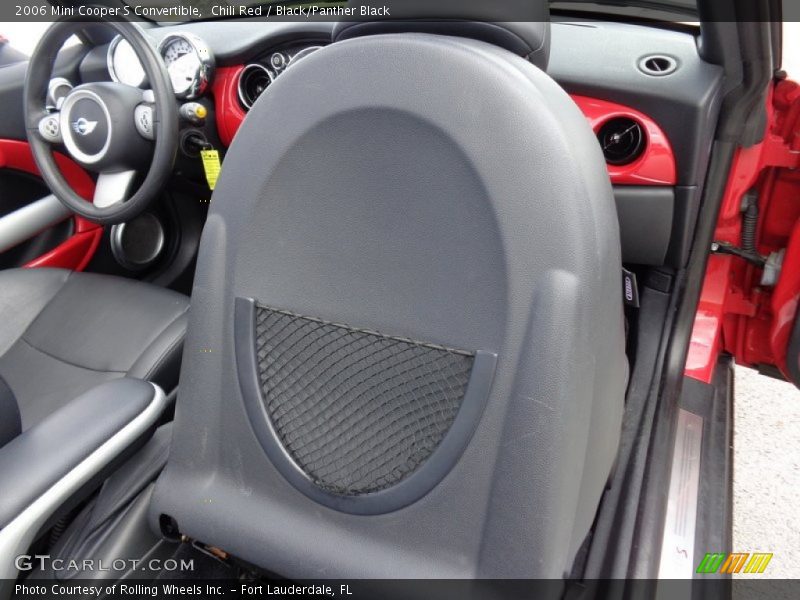 Chili Red / Black/Panther Black 2006 Mini Cooper S Convertible