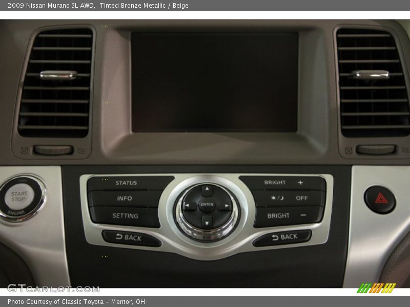 Tinted Bronze Metallic / Beige 2009 Nissan Murano SL AWD