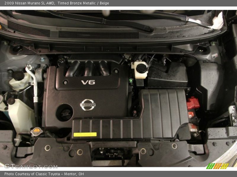 Tinted Bronze Metallic / Beige 2009 Nissan Murano SL AWD