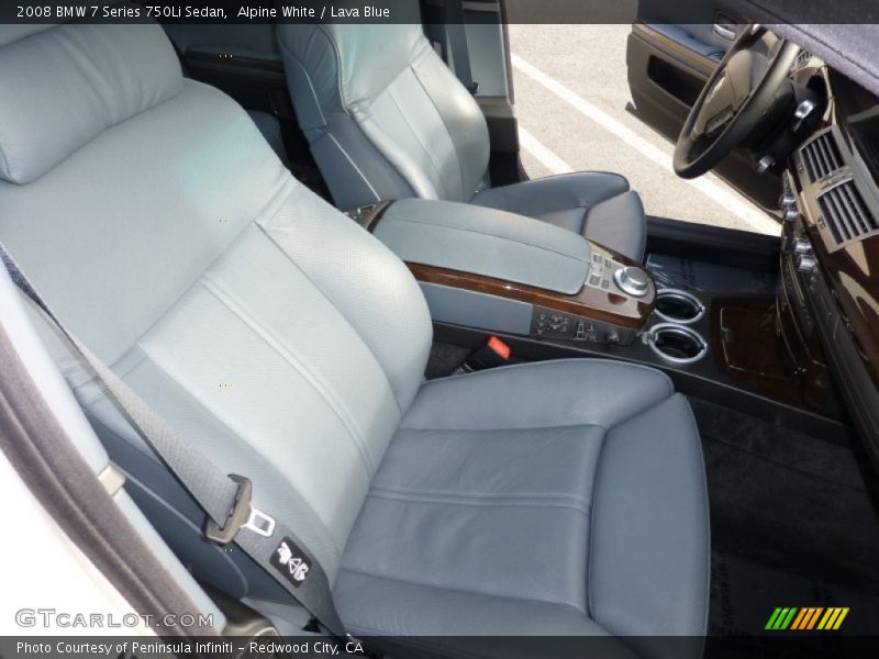 Front Seat of 2008 7 Series 750Li Sedan
