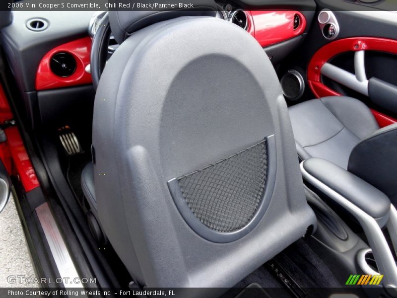 Chili Red / Black/Panther Black 2006 Mini Cooper S Convertible