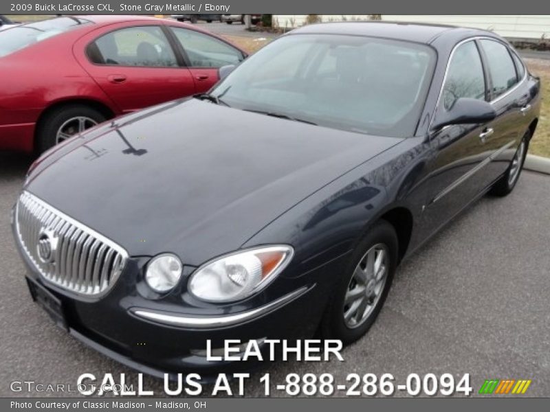 Stone Gray Metallic / Ebony 2009 Buick LaCrosse CXL