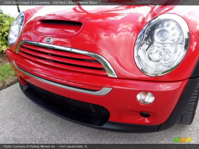 Chili Red / Black/Panther Black 2006 Mini Cooper S Convertible
