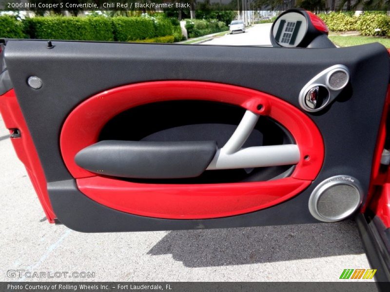 Chili Red / Black/Panther Black 2006 Mini Cooper S Convertible