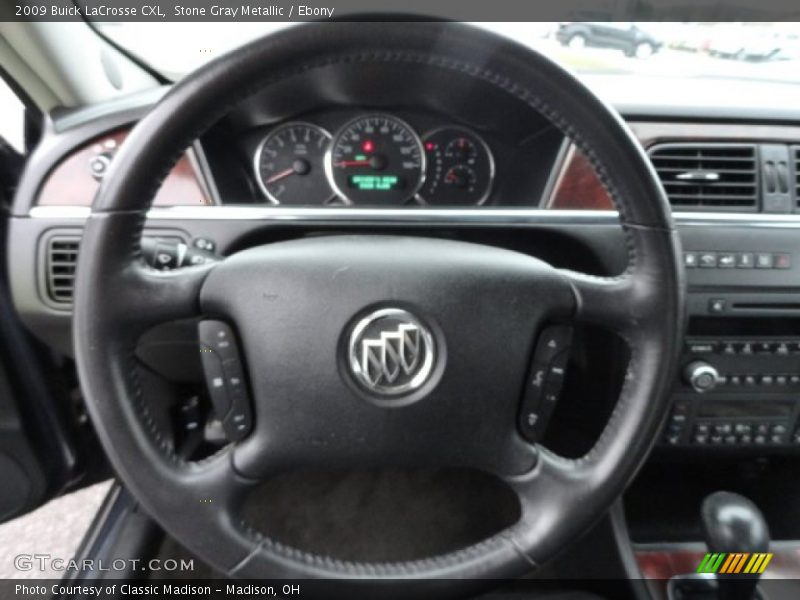 Stone Gray Metallic / Ebony 2009 Buick LaCrosse CXL
