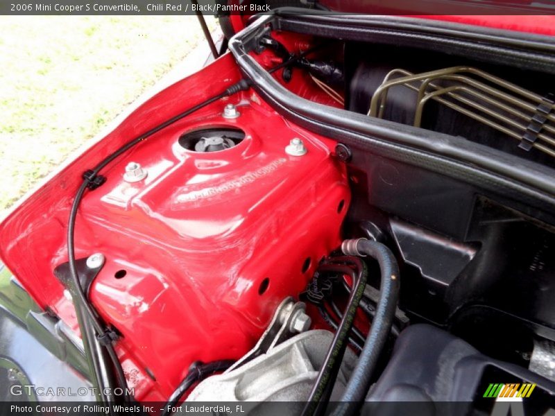 Chili Red / Black/Panther Black 2006 Mini Cooper S Convertible