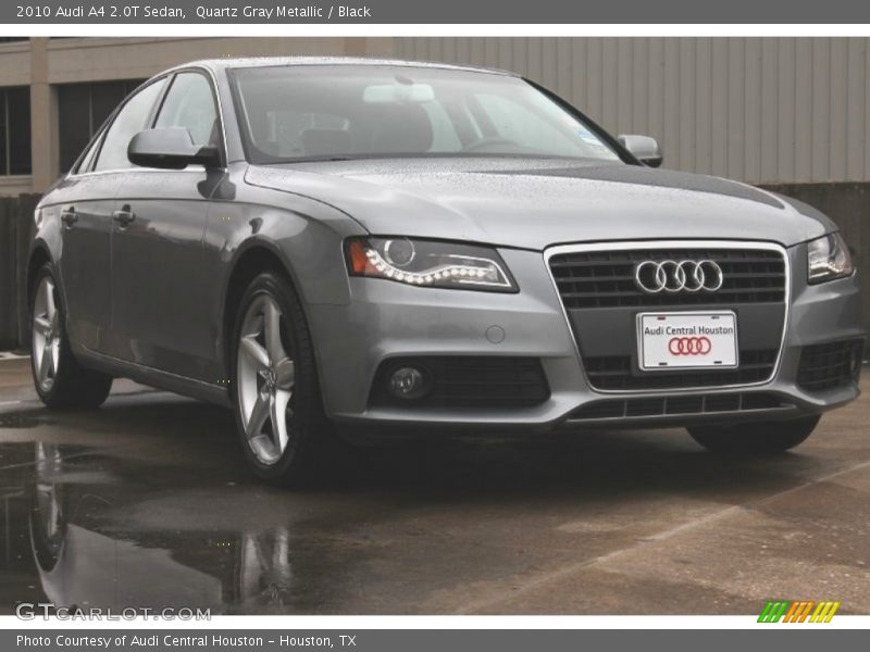 Quartz Gray Metallic / Black 2010 Audi A4 2.0T Sedan