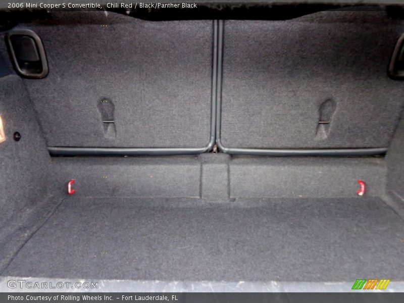 Chili Red / Black/Panther Black 2006 Mini Cooper S Convertible
