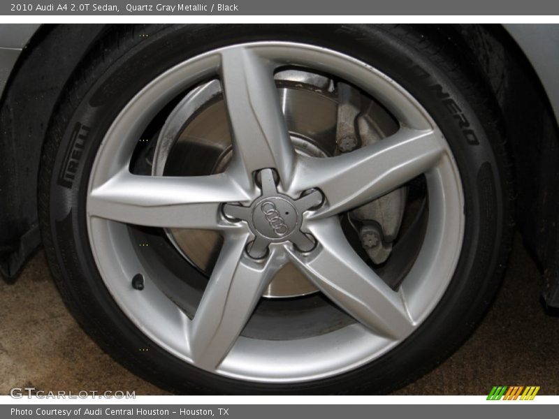 Quartz Gray Metallic / Black 2010 Audi A4 2.0T Sedan