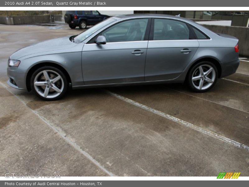 Quartz Gray Metallic / Black 2010 Audi A4 2.0T Sedan