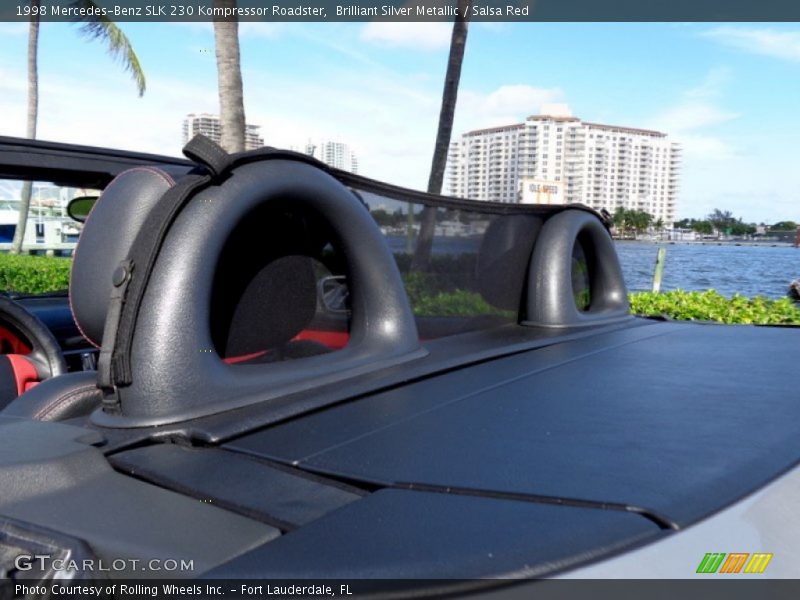 Brilliant Silver Metallic / Salsa Red 1998 Mercedes-Benz SLK 230 Kompressor Roadster
