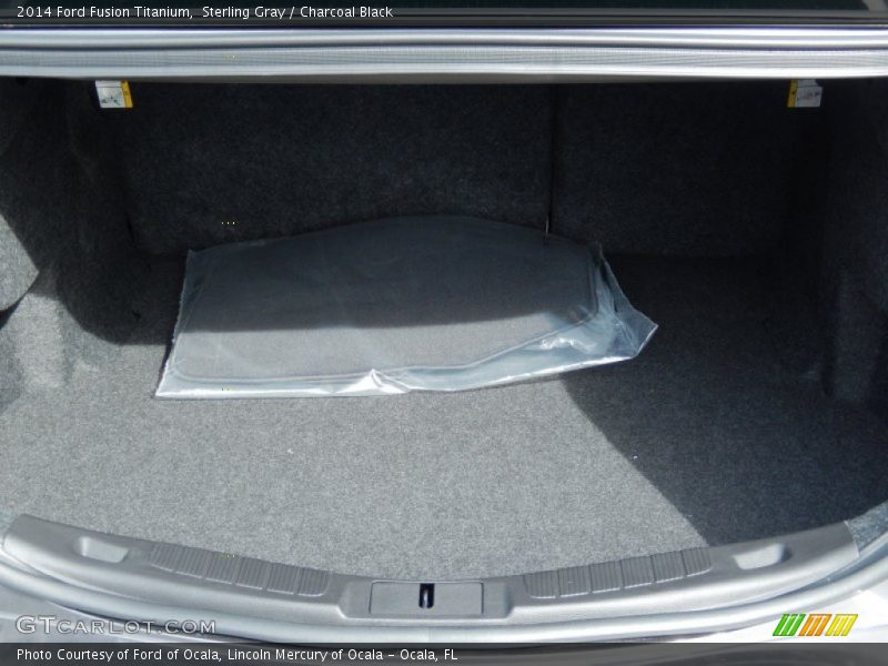 Sterling Gray / Charcoal Black 2014 Ford Fusion Titanium