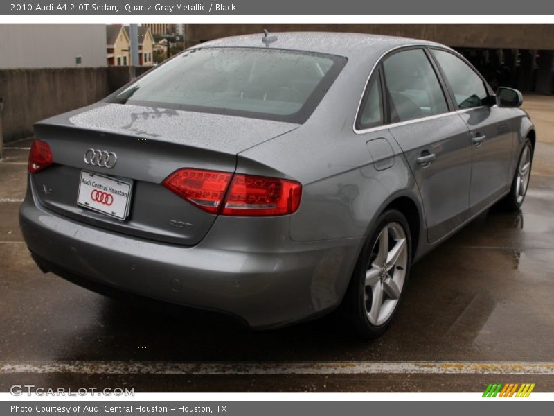 Quartz Gray Metallic / Black 2010 Audi A4 2.0T Sedan