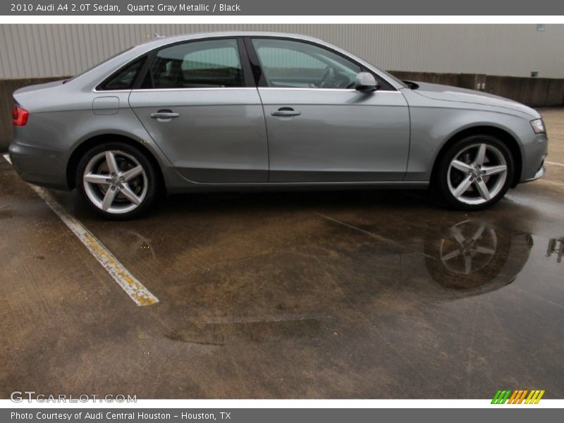 Quartz Gray Metallic / Black 2010 Audi A4 2.0T Sedan
