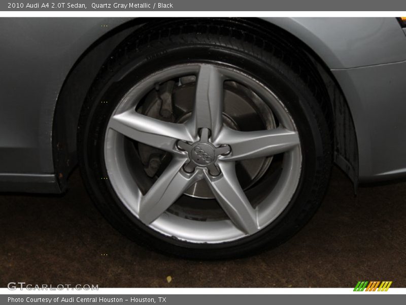 Quartz Gray Metallic / Black 2010 Audi A4 2.0T Sedan