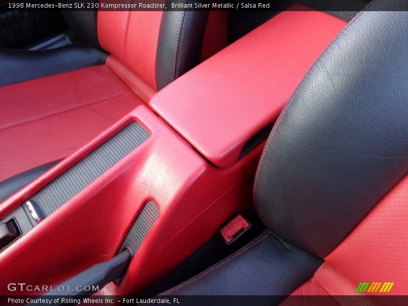 Brilliant Silver Metallic / Salsa Red 1998 Mercedes-Benz SLK 230 Kompressor Roadster