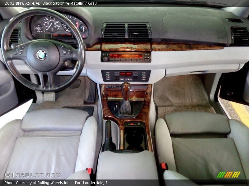 Black Sapphire Metallic / Grey 2002 BMW X5 4.4i