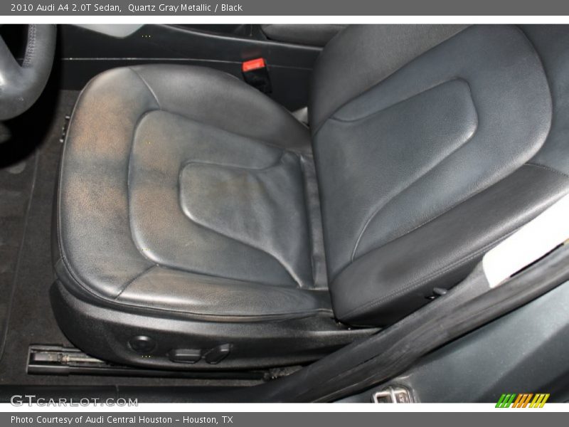 Quartz Gray Metallic / Black 2010 Audi A4 2.0T Sedan