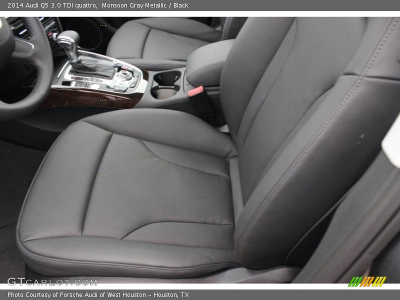 Monsoon Gray Metallic / Black 2014 Audi Q5 3.0 TDI quattro