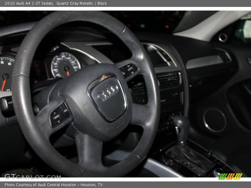 Quartz Gray Metallic / Black 2010 Audi A4 2.0T Sedan