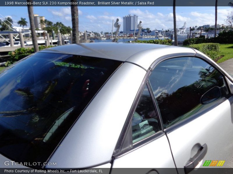 Brilliant Silver Metallic / Salsa Red 1998 Mercedes-Benz SLK 230 Kompressor Roadster