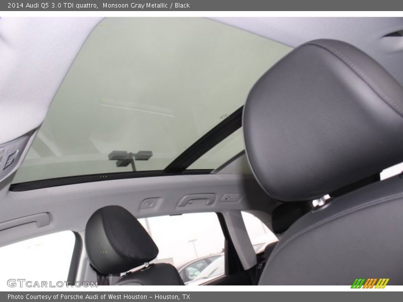 Monsoon Gray Metallic / Black 2014 Audi Q5 3.0 TDI quattro