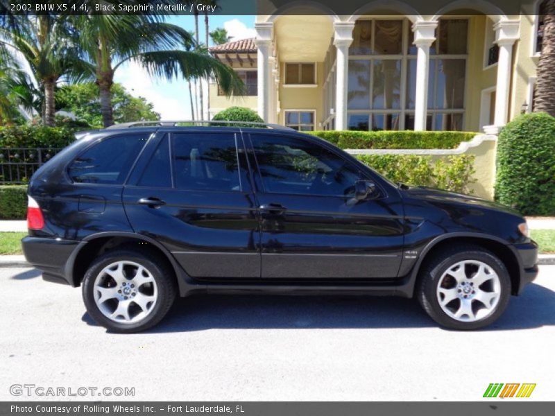 Black Sapphire Metallic / Grey 2002 BMW X5 4.4i