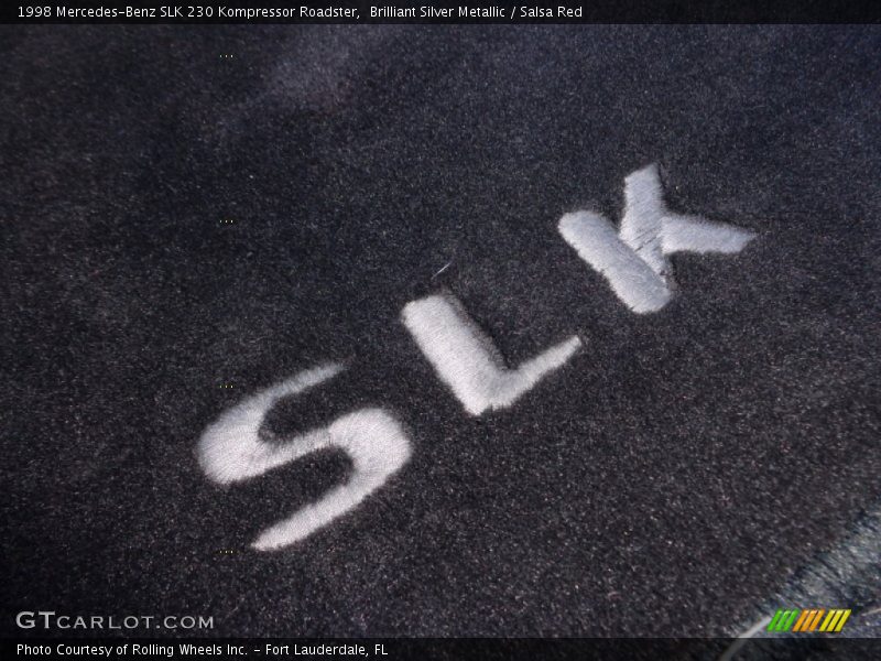 Brilliant Silver Metallic / Salsa Red 1998 Mercedes-Benz SLK 230 Kompressor Roadster