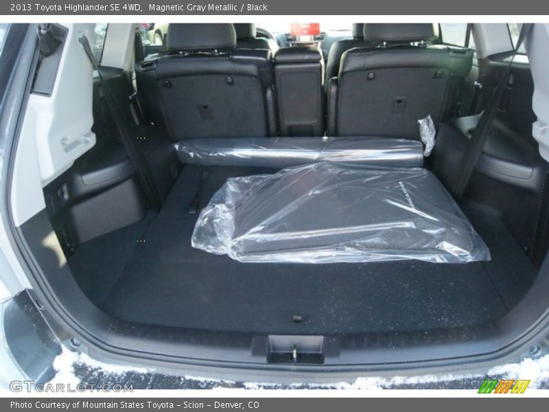Magnetic Gray Metallic / Black 2013 Toyota Highlander SE 4WD