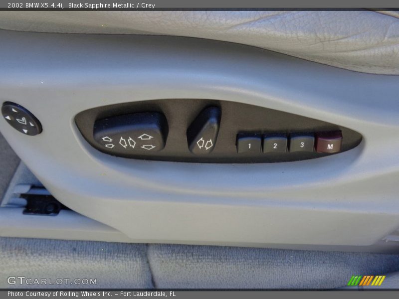 Black Sapphire Metallic / Grey 2002 BMW X5 4.4i