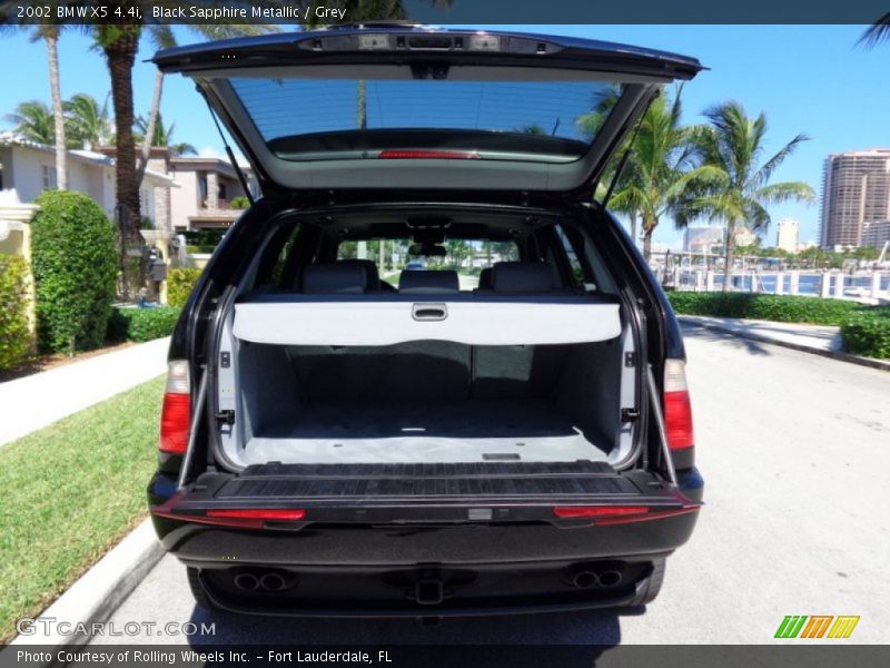 Black Sapphire Metallic / Grey 2002 BMW X5 4.4i