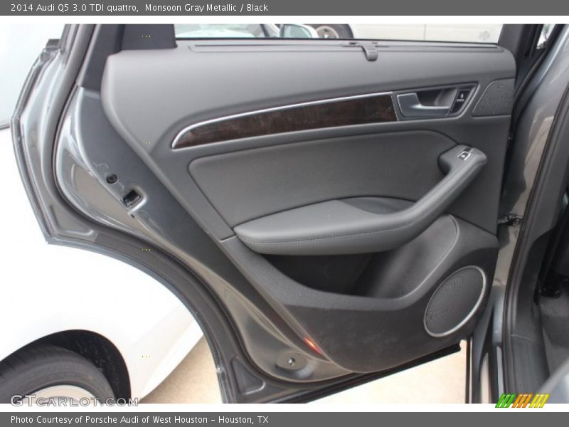 Monsoon Gray Metallic / Black 2014 Audi Q5 3.0 TDI quattro