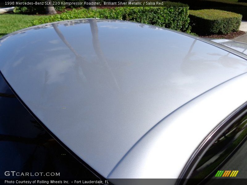 Brilliant Silver Metallic / Salsa Red 1998 Mercedes-Benz SLK 230 Kompressor Roadster