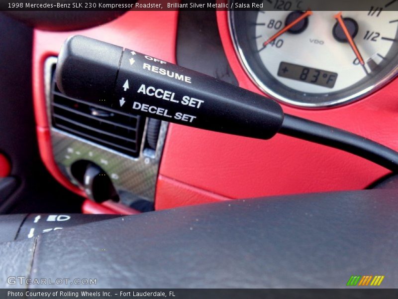Brilliant Silver Metallic / Salsa Red 1998 Mercedes-Benz SLK 230 Kompressor Roadster