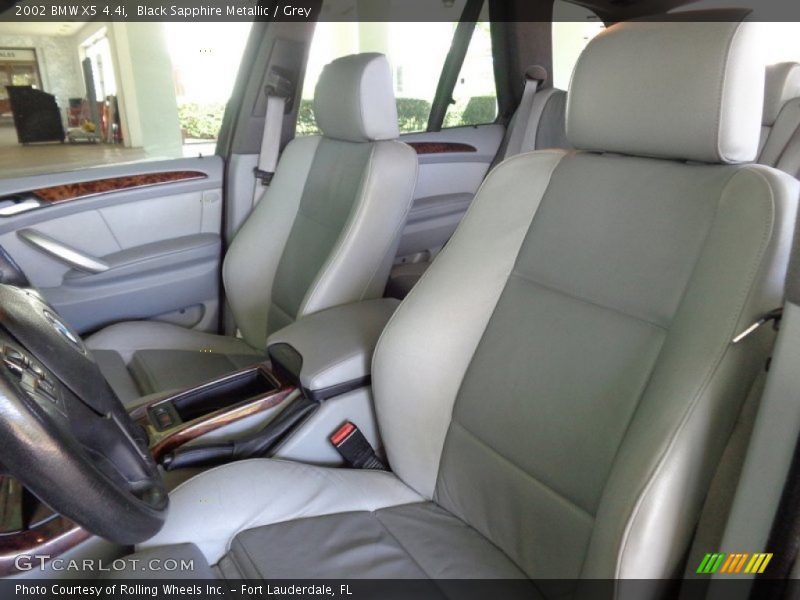 Black Sapphire Metallic / Grey 2002 BMW X5 4.4i