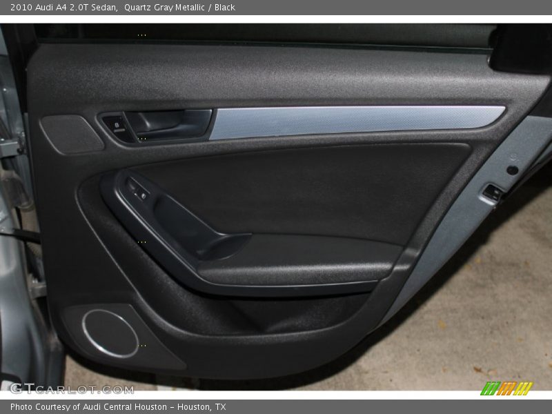 Quartz Gray Metallic / Black 2010 Audi A4 2.0T Sedan