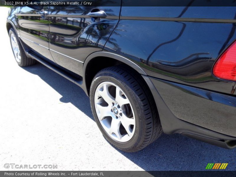Black Sapphire Metallic / Grey 2002 BMW X5 4.4i