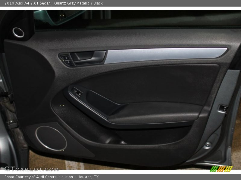 Quartz Gray Metallic / Black 2010 Audi A4 2.0T Sedan