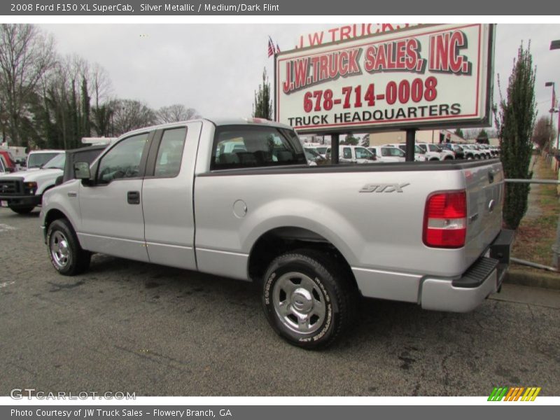 Silver Metallic / Medium/Dark Flint 2008 Ford F150 XL SuperCab