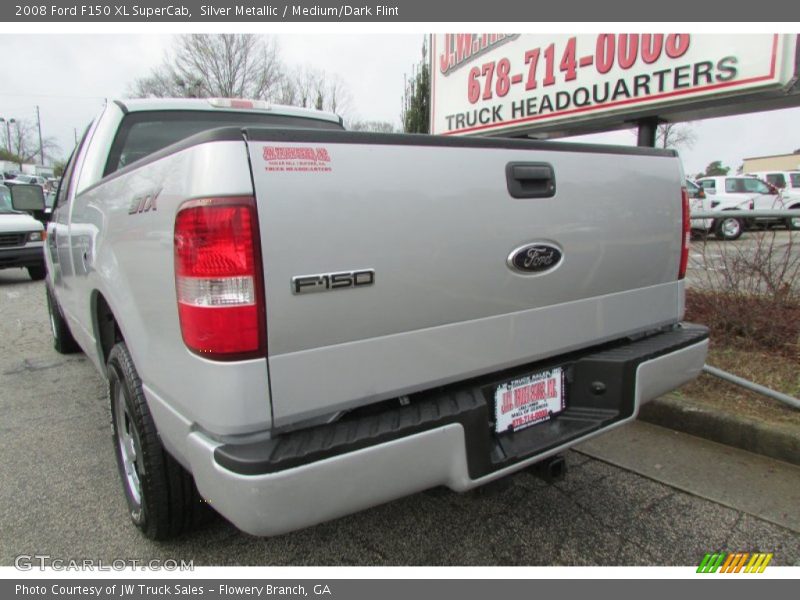 Silver Metallic / Medium/Dark Flint 2008 Ford F150 XL SuperCab