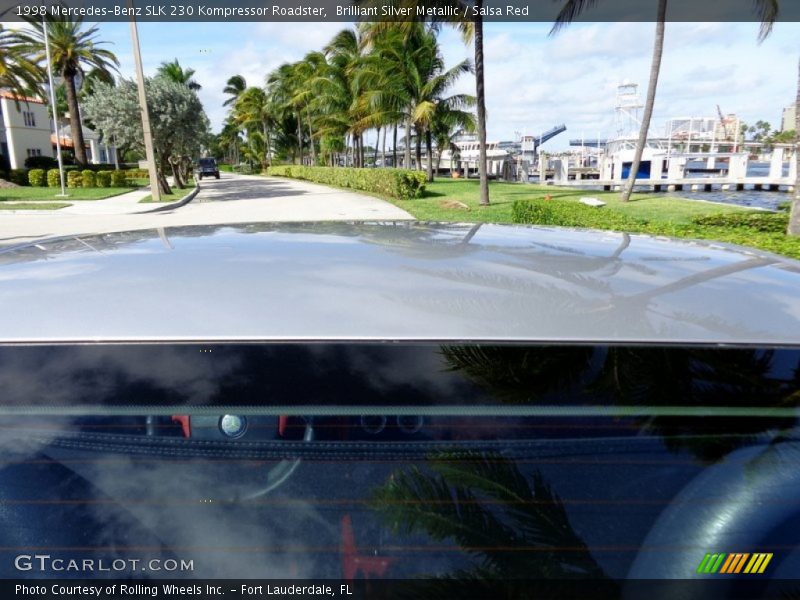 Brilliant Silver Metallic / Salsa Red 1998 Mercedes-Benz SLK 230 Kompressor Roadster
