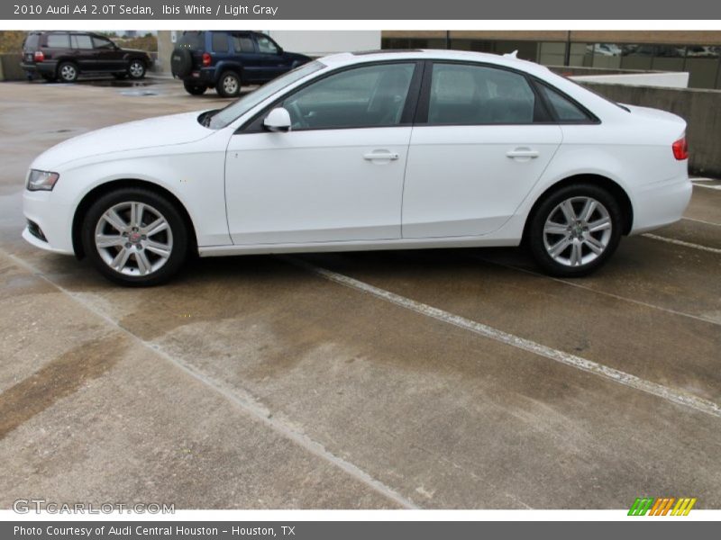 Ibis White / Light Gray 2010 Audi A4 2.0T Sedan