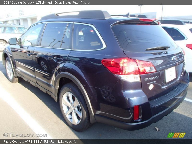 Deep Indigo Pearl / Ivory 2014 Subaru Outback 2.5i Limited