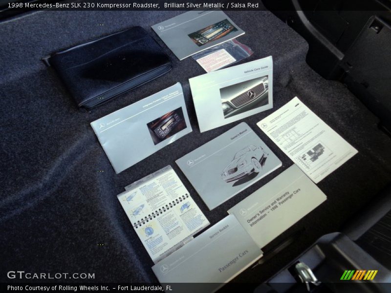 Brilliant Silver Metallic / Salsa Red 1998 Mercedes-Benz SLK 230 Kompressor Roadster