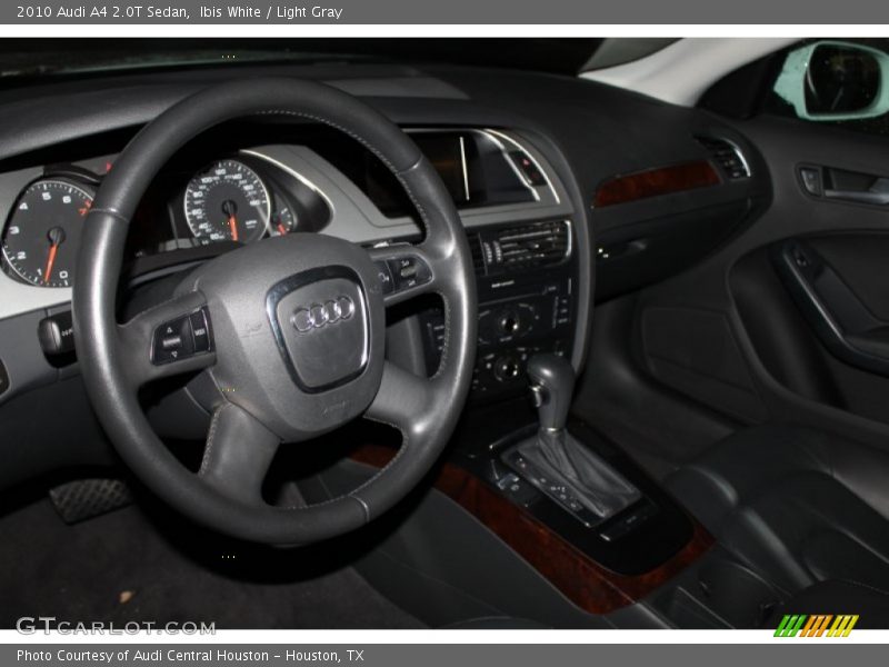 Ibis White / Light Gray 2010 Audi A4 2.0T Sedan