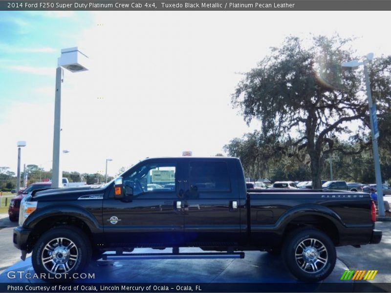 Tuxedo Black Metallic / Platinum Pecan Leather 2014 Ford F250 Super Duty Platinum Crew Cab 4x4