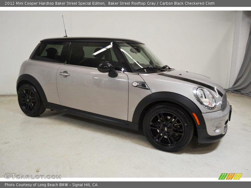 Baker Street Rooftop Gray / Carbon Black Checkered Cloth 2012 Mini Cooper Hardtop Baker Street Special Edition