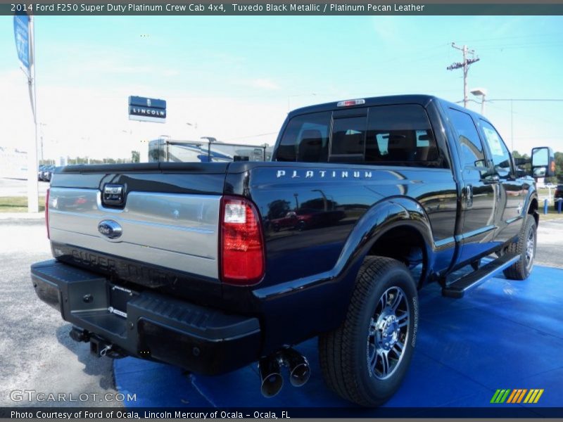 Tuxedo Black Metallic / Platinum Pecan Leather 2014 Ford F250 Super Duty Platinum Crew Cab 4x4